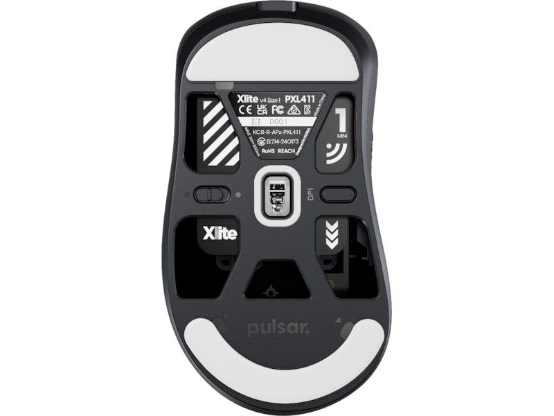 Pulsar Xlite V4 Mini trådlös spelmus (svart) Gamingmus
