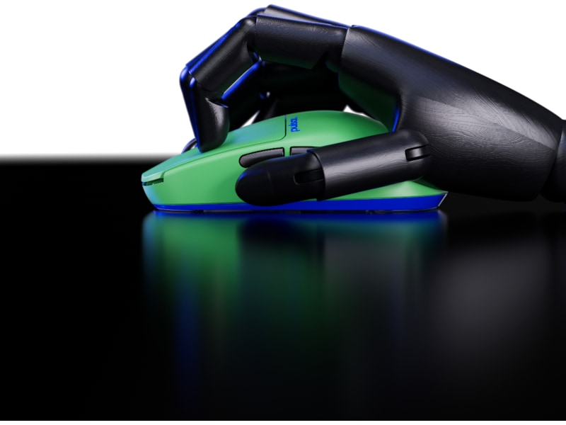 Pulsar X2 CrazyLight Trådlös Gamingmus (Aqua Zest) Gamingmus