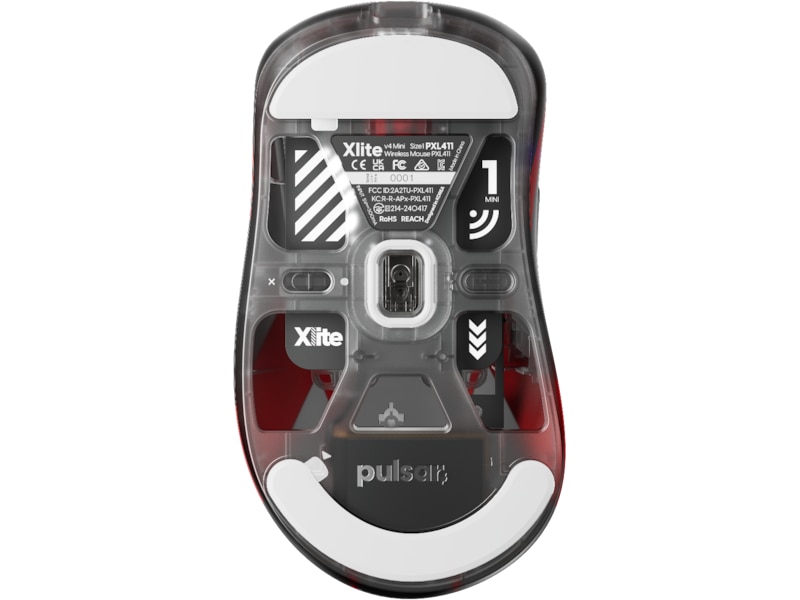 Pulsar Xlite V4 Mini Trådlös Gamingmus (T1-edition) Gamingmus
