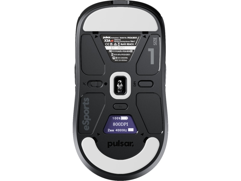 Pulsar X2A v3 eS Mini Trådlös Gamingmus (svart) Gamingmus