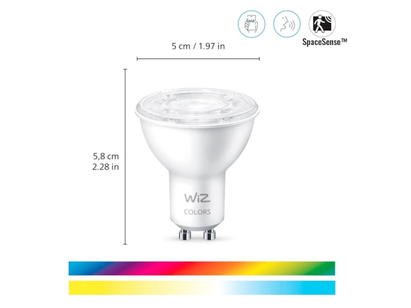 WiZ BLEspot 50w GU10-glödlampa (3-pack) LED-lampor & glödlampor