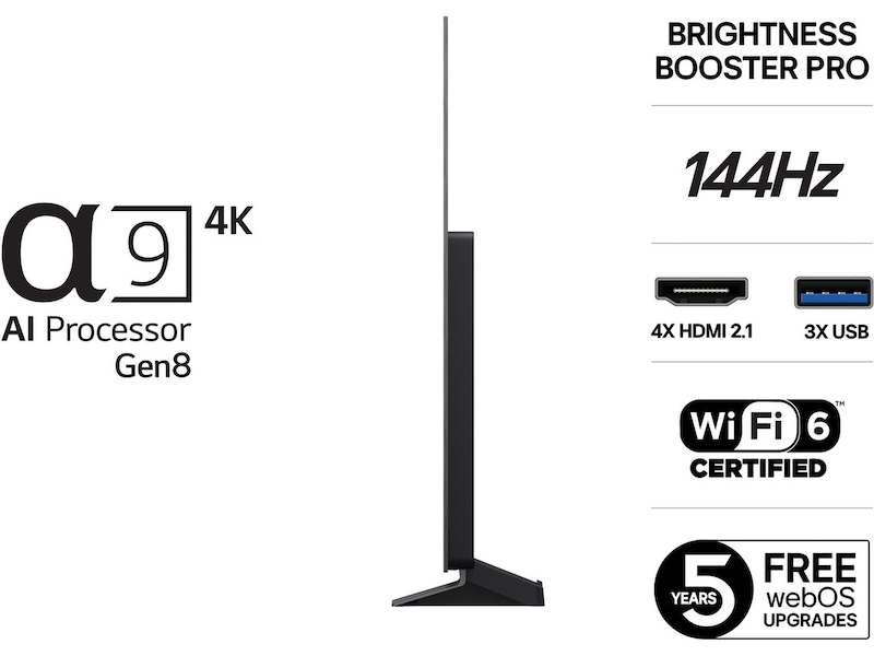 LG 65" C5 AI 4K OLED Smart TV (2025) + Soundbar 60 - 69 tums TV