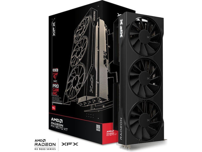 XFX Swift AMD Radeon RX 9070XT Triple fan Gaming Edition 16GB GDDR6 Grafikkort