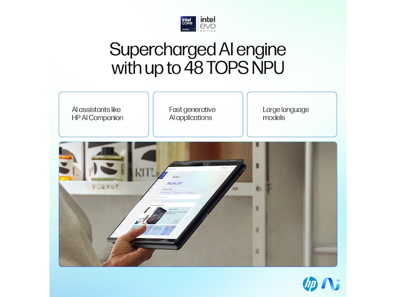 HP OmniBook Ultra Flip AI PC 14-fh0093no 14" 3K OLED Touch Datorer - Bärbara / laptop