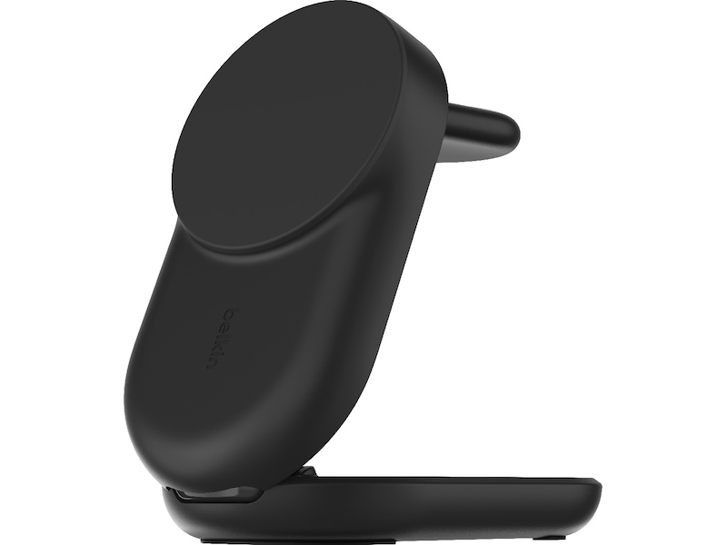Belkin UltraCharge 3-i-1 Qi2 trådlös laddare (svart) Trådlös laddare