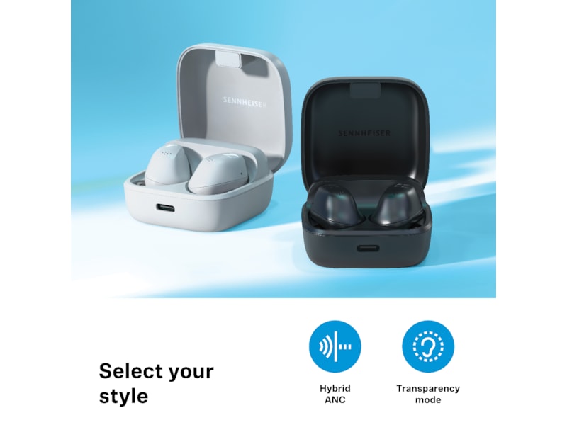 Sennheiser Accentum True Wireless trådlösa hörlurar, In-ear (svart) In-ear hörlurar