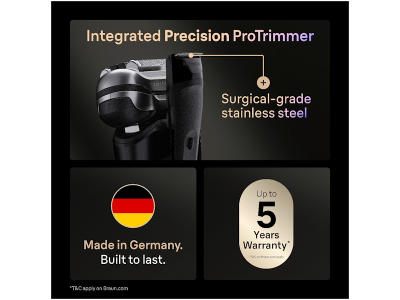 Braun Series 9 PRO+ Elektrisk Rakapparat 9660CC Rakapparat