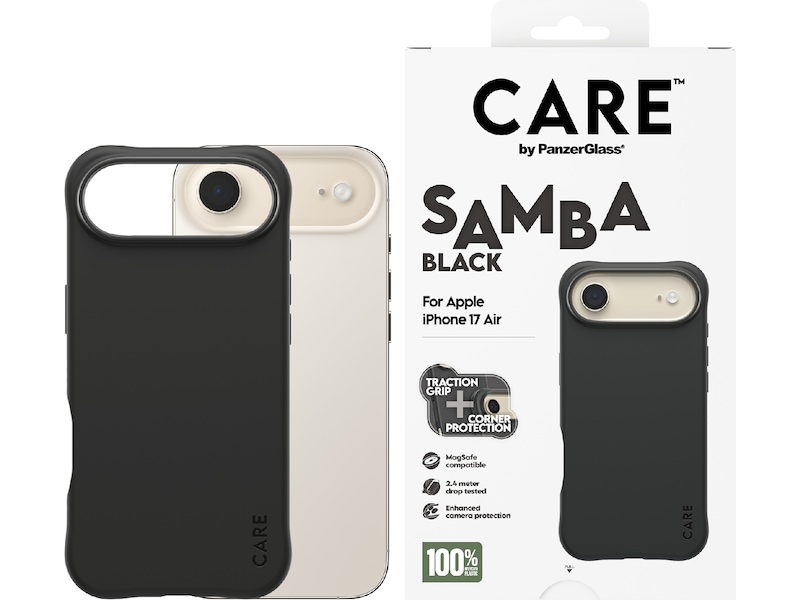 PanzerGlass CARE iPhone Air Samba Hardcase skal (svart) Mobilskal