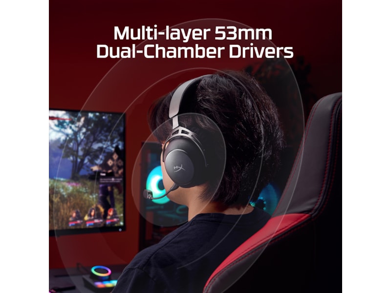HyperX Cloud Alpha 2 Trådlöst Gaming Headset (svart) Gamingheadset