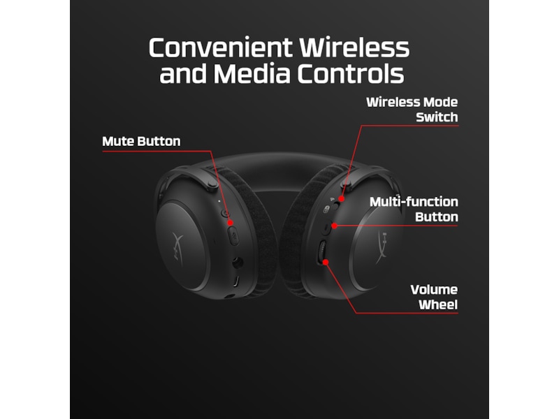 HyperX Cloud Alpha 2 Trådlöst Gaming Headset (svart) Gamingheadset