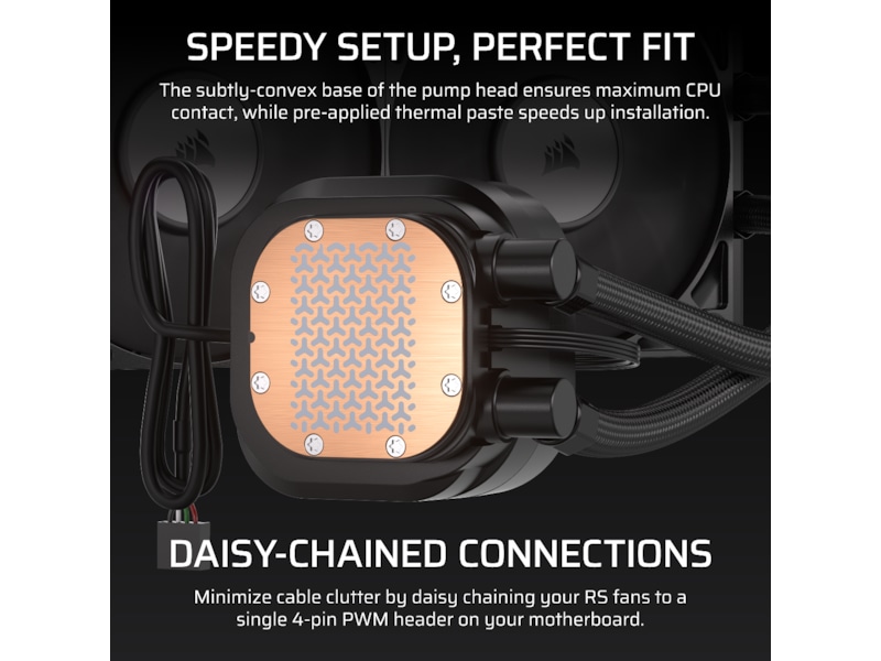 Corsair Nautilus 360 RS LCD Kylare (svart) CPU - Vattenkylning