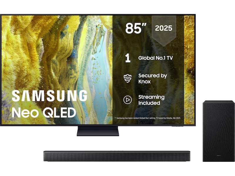 Samsung 85" QN73F Neo QLED 4K Mini LED Smart TV (2025) Över 80 tums TV
