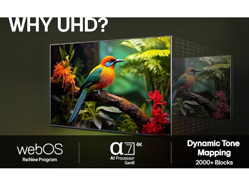 LG 86'' UA75 AI 4k Smart TV (2025) Över 80 tums TV