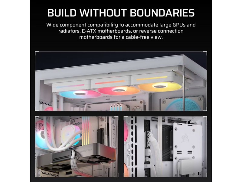 Corsair 3500X LXR LINK Mid Tower (vit) Midi tower