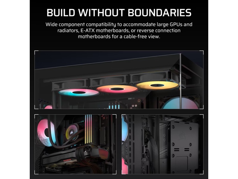 Corsair 3500X RSR ARGB Mid Tower (svart) Midi tower