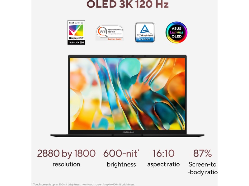 ASUS Zenbook 14 UM3406KA 14" 3K OLED Datorer - Bärbara / laptop
