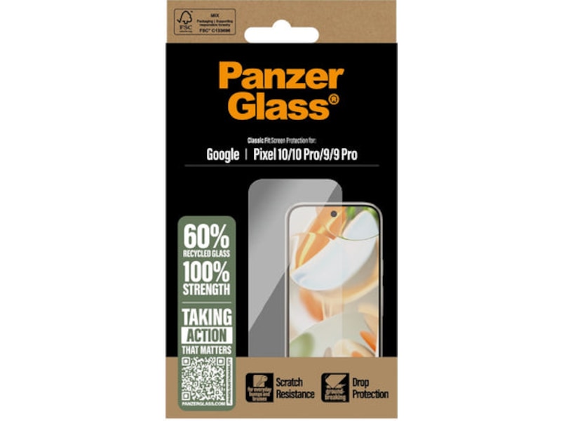 PanzerGlass Pixel 10/10 Pro/9/9 Pro Skärmskydd Skärmskydd mobiltelefon