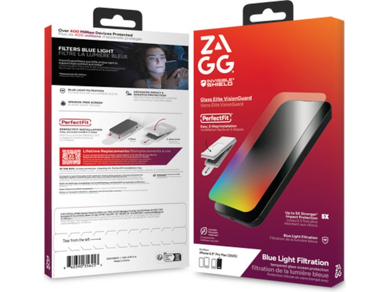 InvisibleShield Glass Elite Privacy Skärmskydd iPhone 17 Skärmskydd mobiltelefon