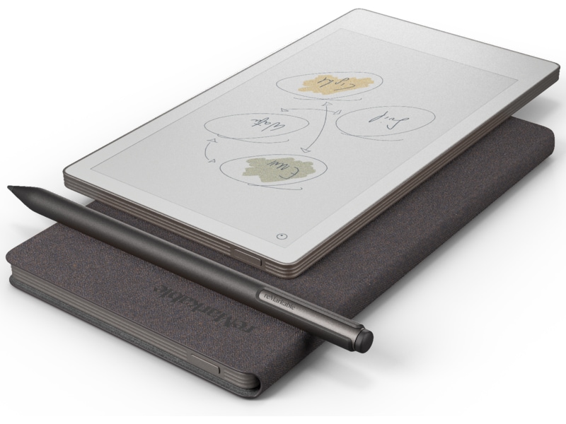 reMarkable Paper Pro Move 7.3" inkl. Marker Plus & Book Folio (basalt) Digitala anteckningsblock