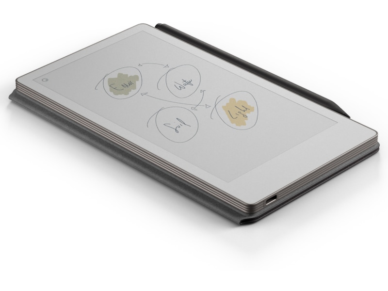 reMarkable Paper Pro Move 7.3" inkl. Marker Plus & Book Folio (basalt) Digitala anteckningsblock