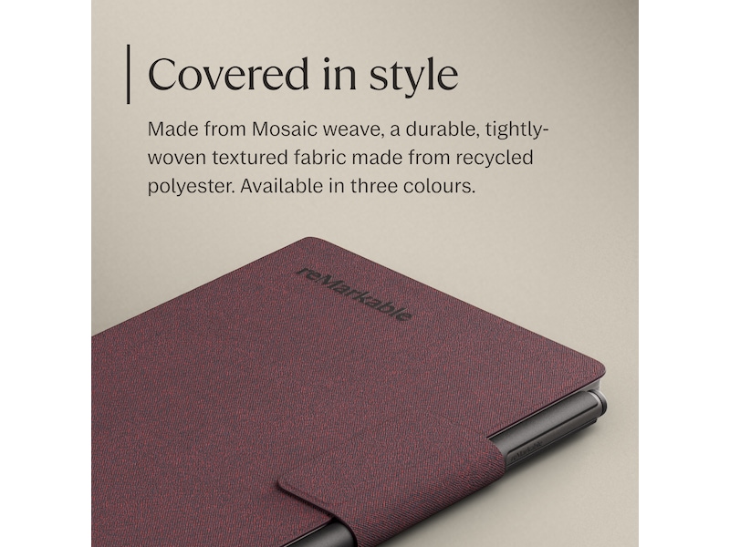 reMarkable Paper Pro Move Book Folio (burgundy) Tillbehör till digitala anteckningsblock