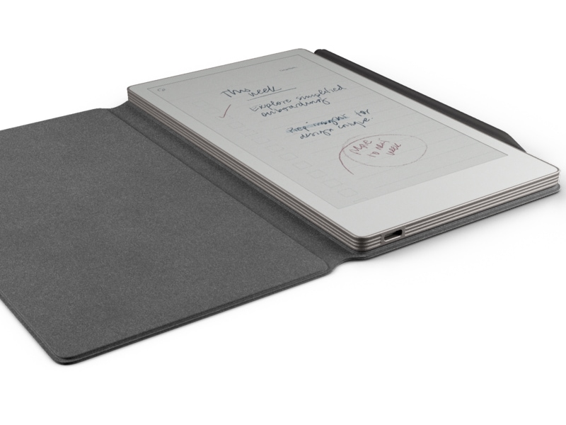 reMarkable Paper Pro 7.3" inkl. Marker Plus & Book Folio (svart skinn) Digitala anteckningsblock