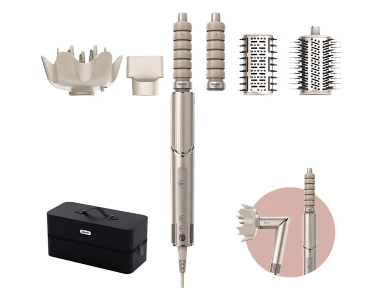 Shark HD446SLEU FlexStyle 5-in-1 hårstylingtång (stone) Hårvård & styling