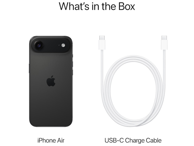 iPhone Air 512GB (rymdsvart) Mobiltelefoner