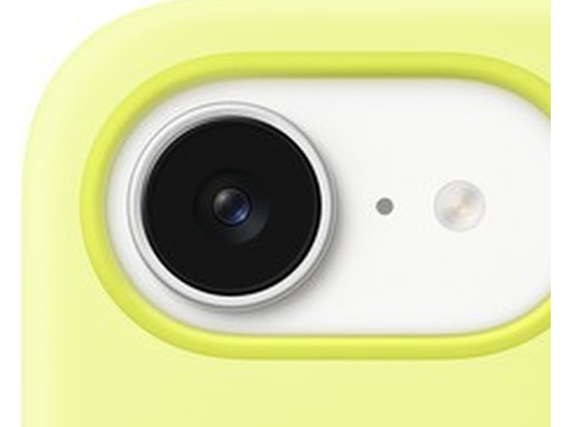 Apple iPhone 16e silikonskal (neongul) Mobilskal