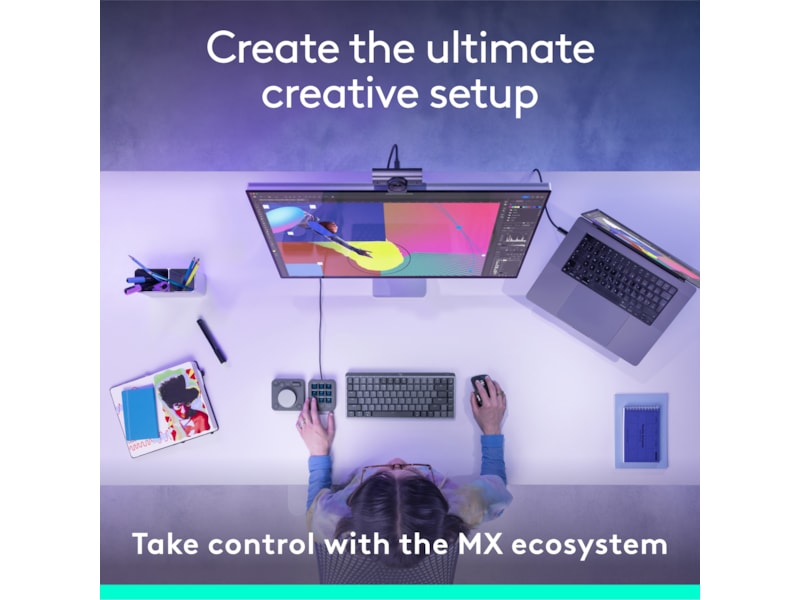 Logitech MX Creative Console (svart) Tangentbord