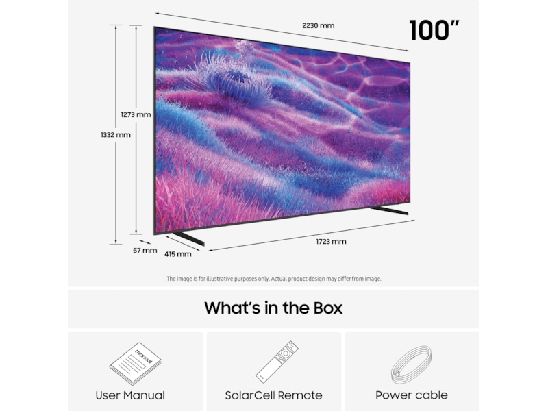 Samsung 100" QN80F Neo QLED 4K Smart TV (2025) Över 80 tums TV