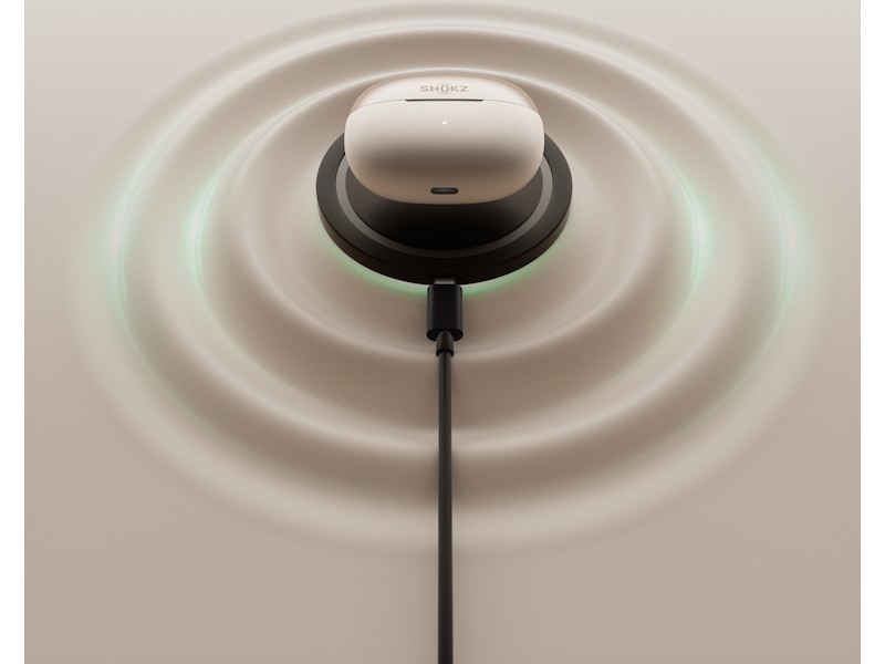 SHOKZ OpenDots Trådlösa öppna hörlurar, half In-Ear (grå) In-ear hörlurar