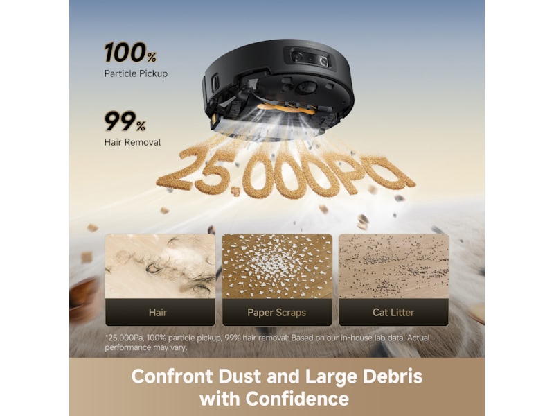 Dreame Aqua10 Ultra Track Complete Robotdammsugare (svart) Robotdammsugare