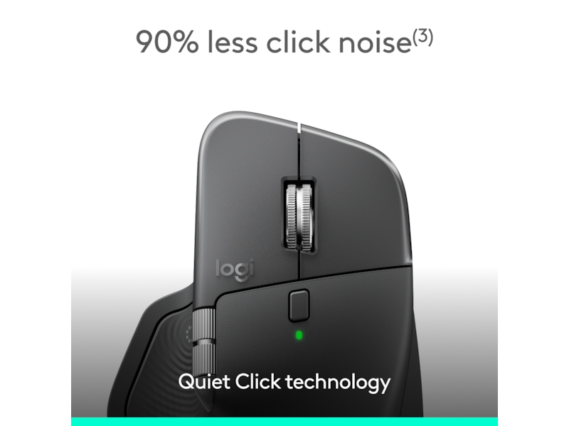Logitech MX Master 4 for Business Trådlös Ergonomisk mus (grafitgrå) Mus