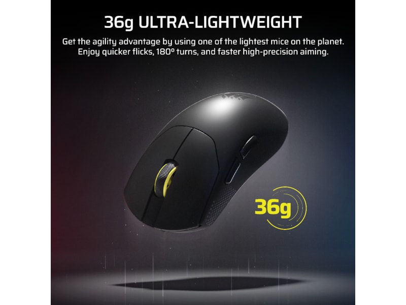 Corsair Sabre v2 Pro Ultralight Trådlös Gaming Mus (vit) Gamingmus