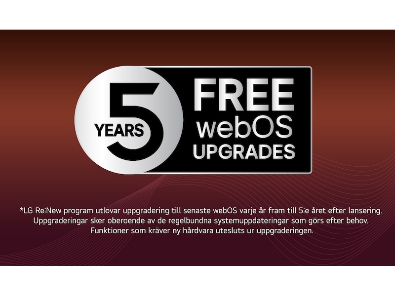 LG 86'' UA75 AI 4k Smart TV (2025) + NS60 soundbar Över 80 tums TV