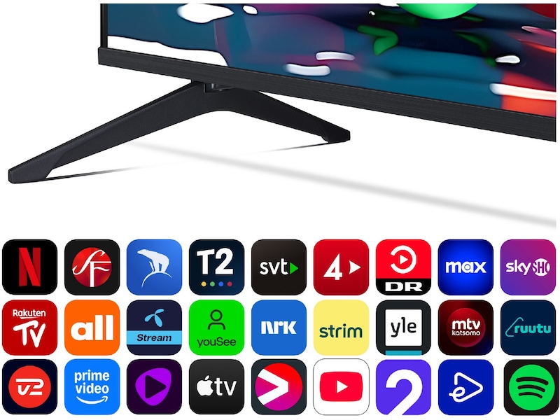 LG 86'' UA75 AI 4k Smart TV (2025) + NS60 soundbar Över 80 tums TV