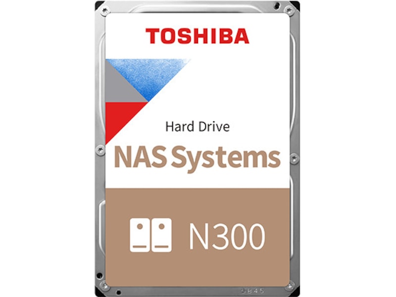 Toshiba N300 3,5'' 10TB NAS HDD Nätverkslagring (NAS)