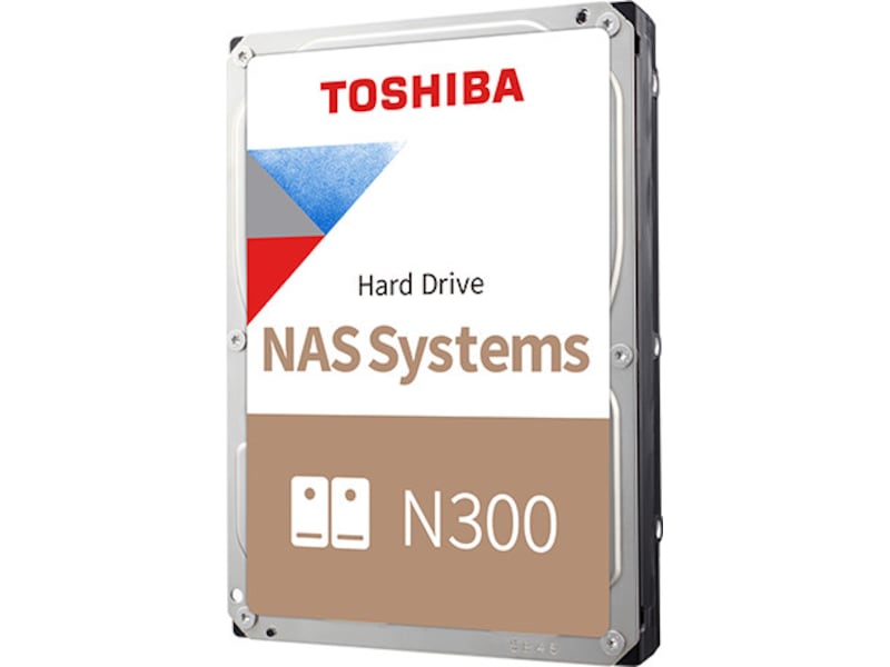 Toshiba N300 3,5'' 10TB NAS HDD Nätverkslagring (NAS)