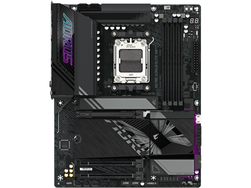 GIGABYTE X870E AORUS ELITE Moderkort -B-Grade Demo moderkort