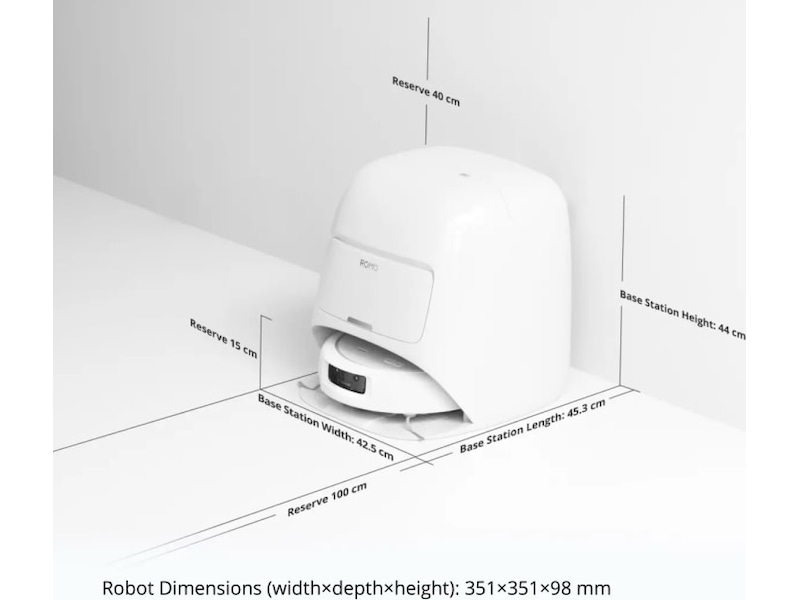 DJI ROMO S robotdammsugare Robotdammsugare