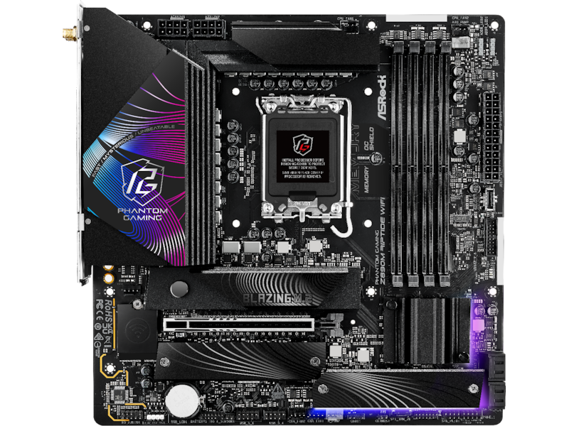 ASRock Z890M RIPTIDE WIFI Hovedkort -B-Grade Demo moderkort
