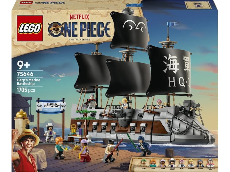LEGO One Piece Garps Marinfartyg 75646 