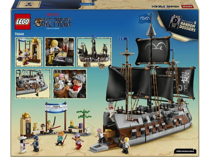 LEGO One Piece Garps Marinfartyg 75646 