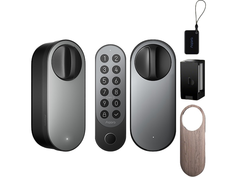 Aqara Smart Lock U200 Set (svart) Elektroniskt dörrlås