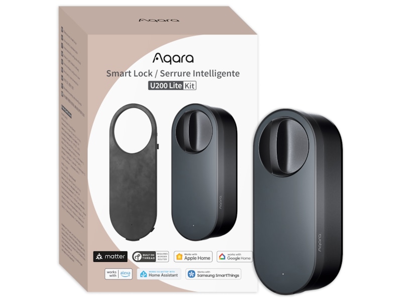 Aqara Smart Lock U200 Set (svart) Elektroniskt dörrlås