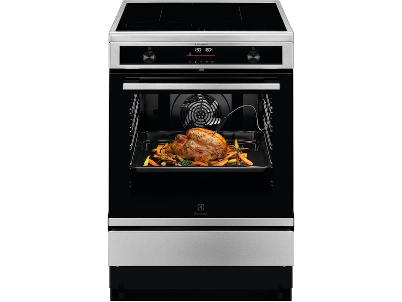 Electrolux 600 SteamBake induktion 60 cm pyrolys (stål) Spis