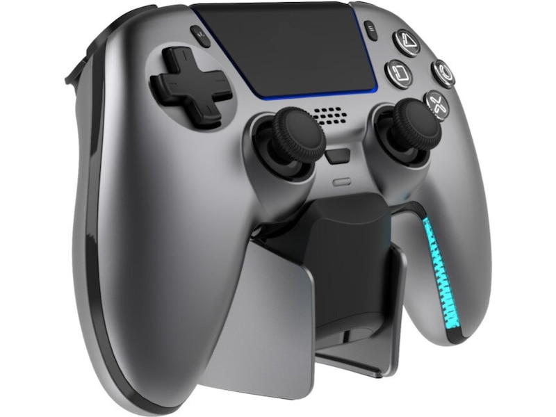 Deltaco Gaming Trådlös Handkontroll Metallic Painted (PS5) (Steel Gray) Tillbehör till spelkonsoler
