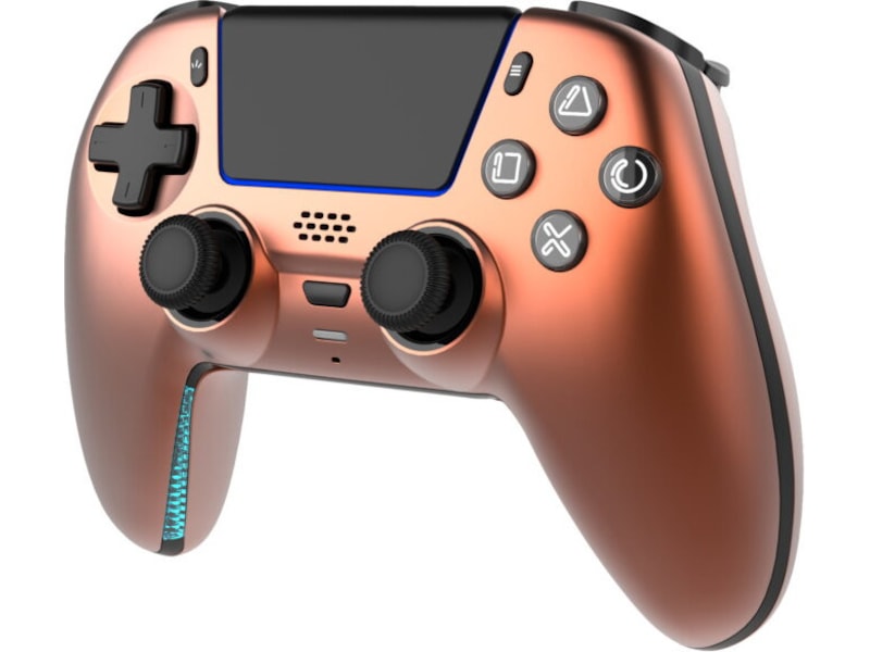 Deltaco Trådlös Kontroller (PS5) - Metallic (Orange Copper) Tillbehör till spelkonsoler