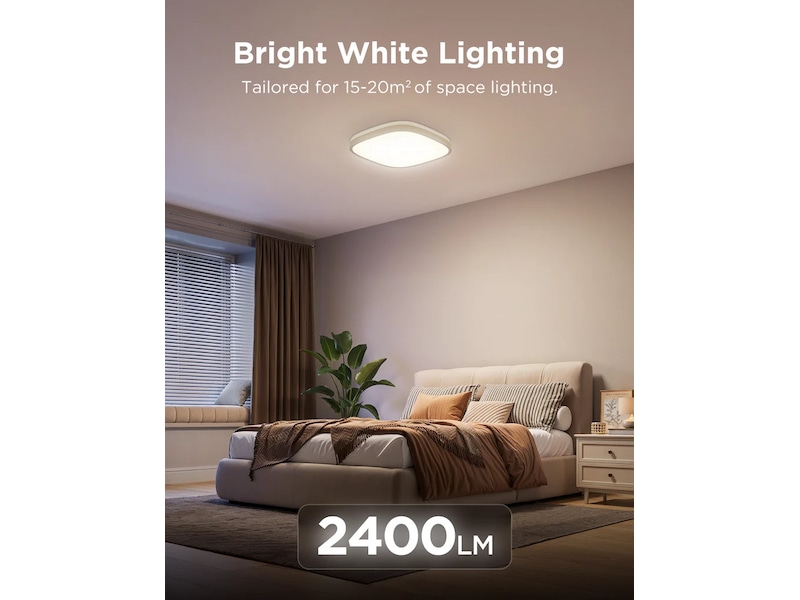 Govee 30cm RGBWW + RGBIC Smart fyrkantig taklampa Taklampa